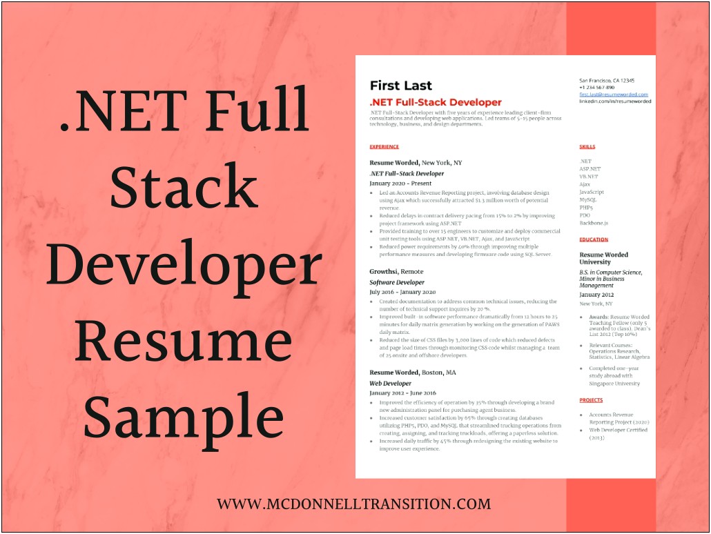 Dot Net Resumes 5 Years Experience Sample