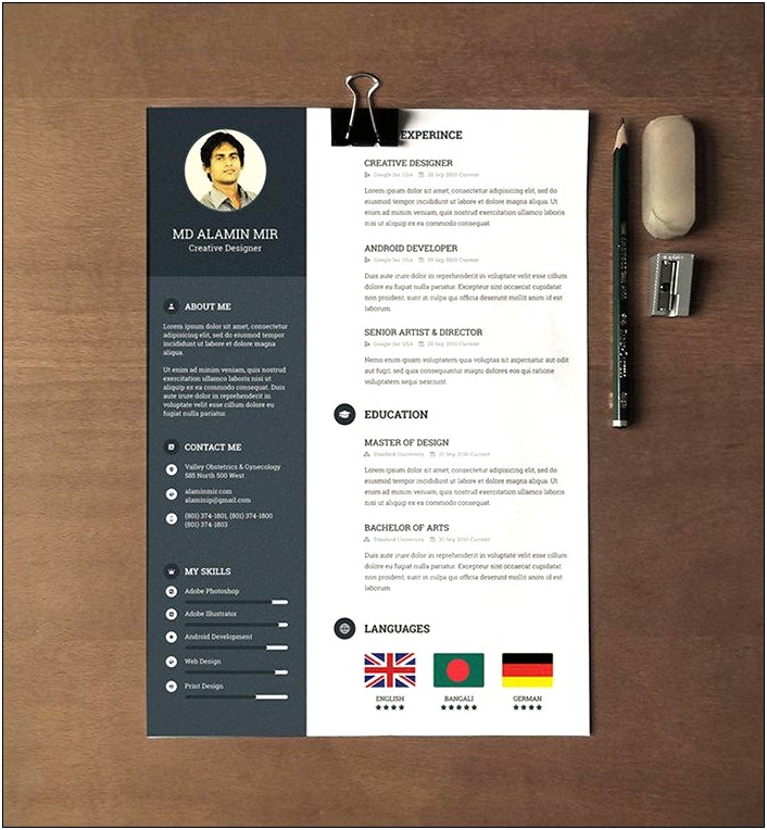 Download Cool Resume Templates Free