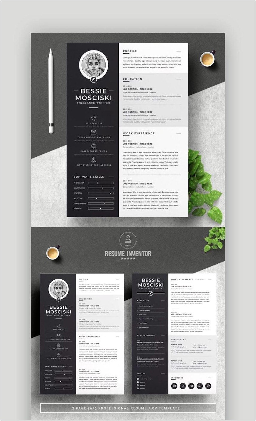 Download Free Creative Resume Templates For Word