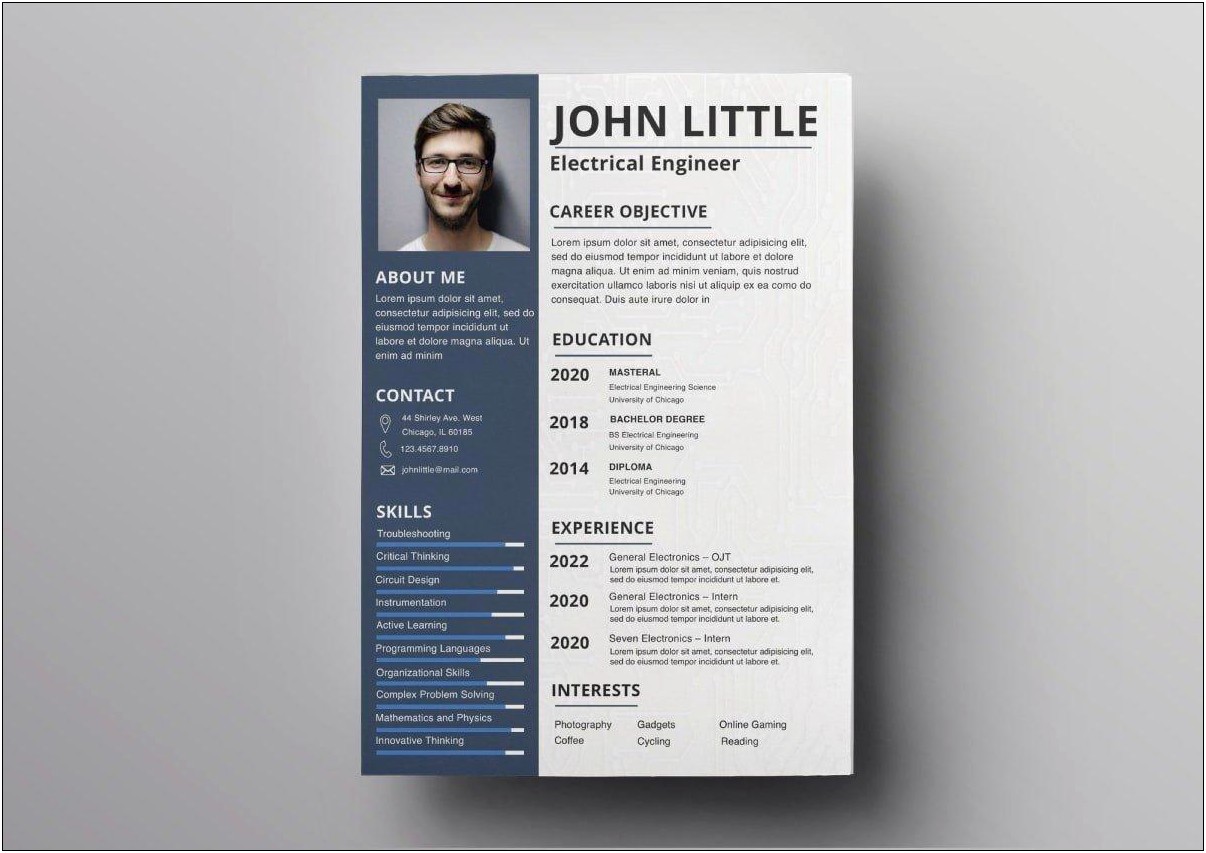 Download Free Resume Template For Mac