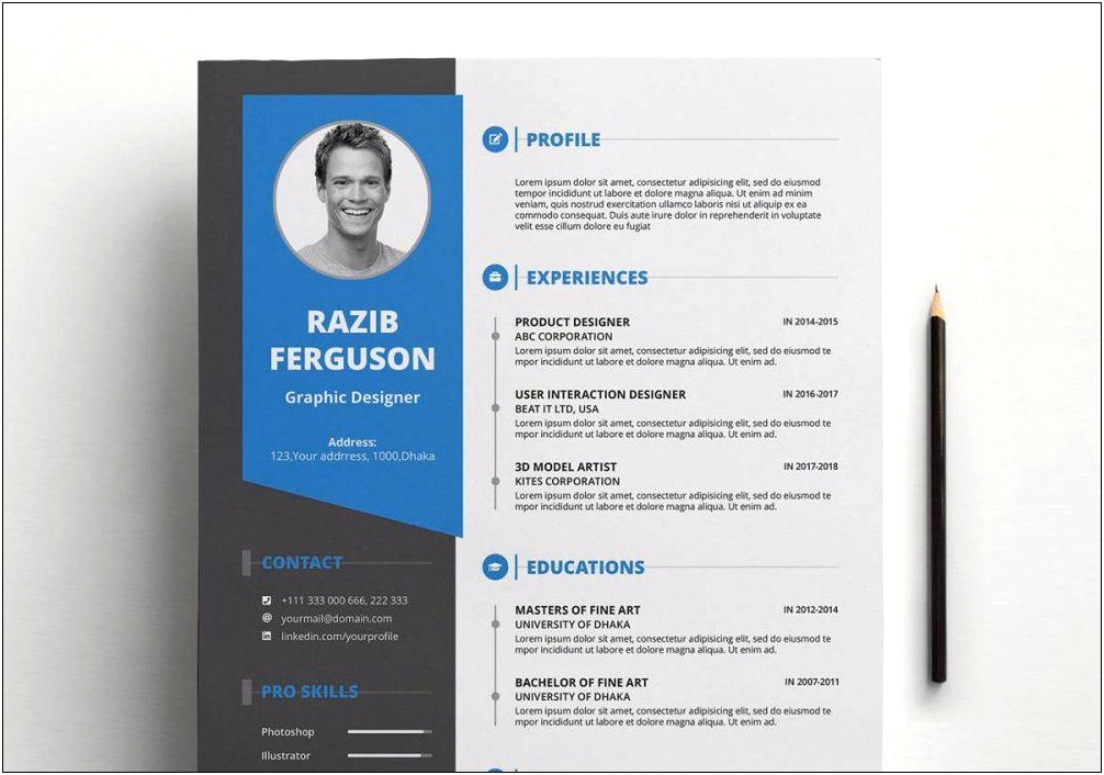 Download Free Resume Templates With Photo