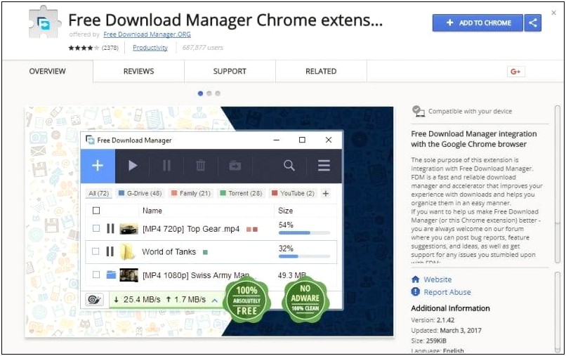 Download Manager For Chrome Resume