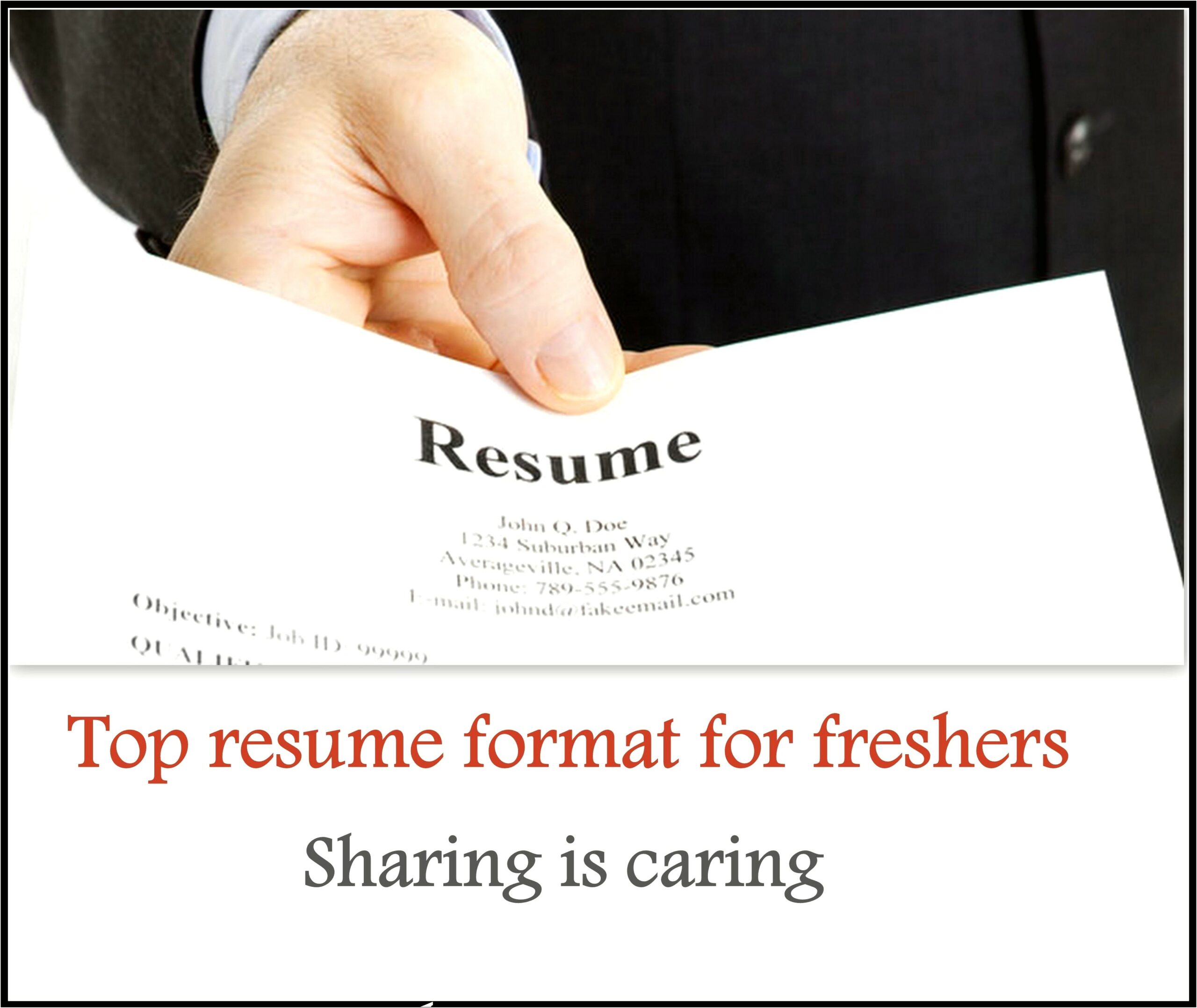 Download Sample Resumes For B Tech Freshers