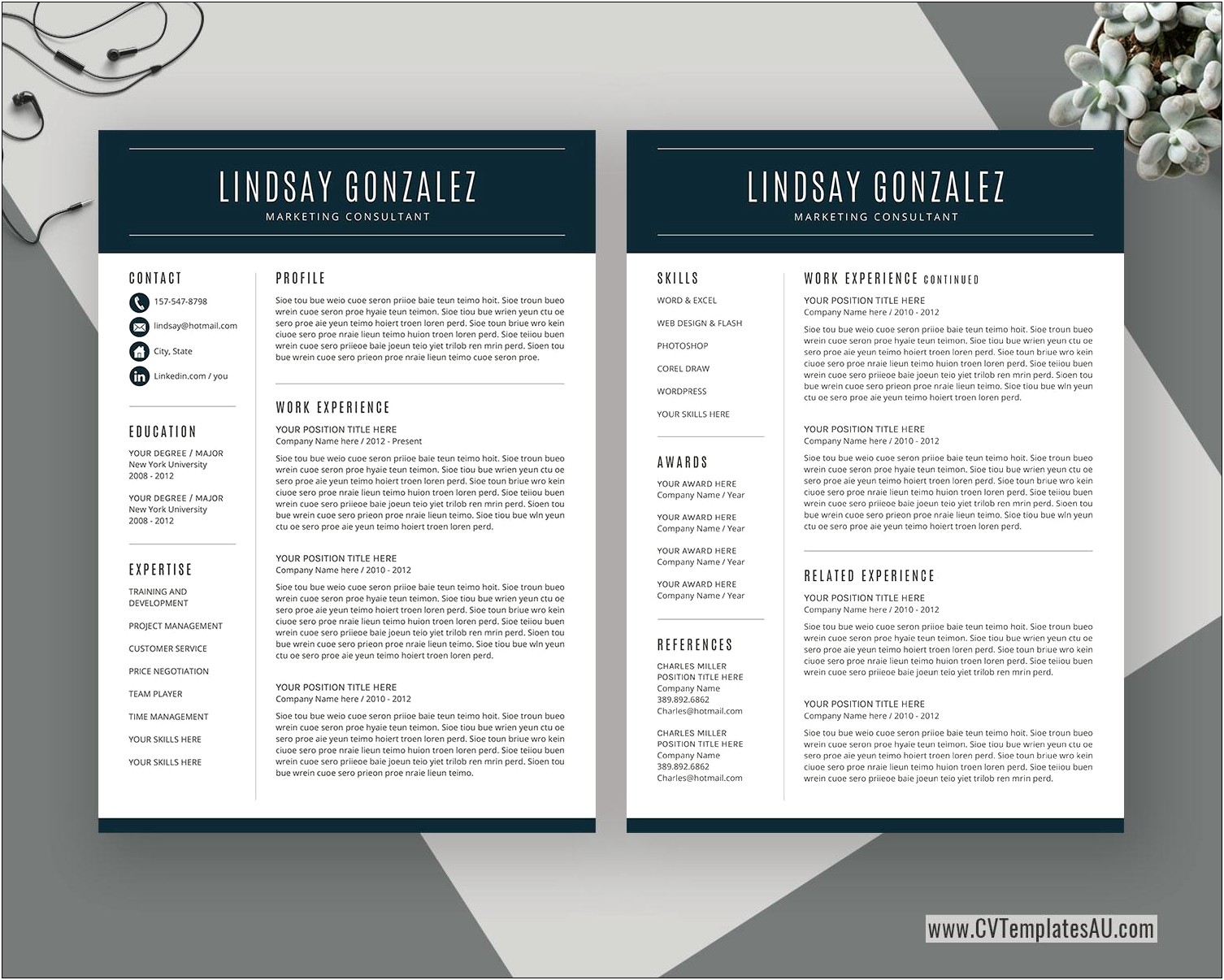 Download Template Resume Word Free