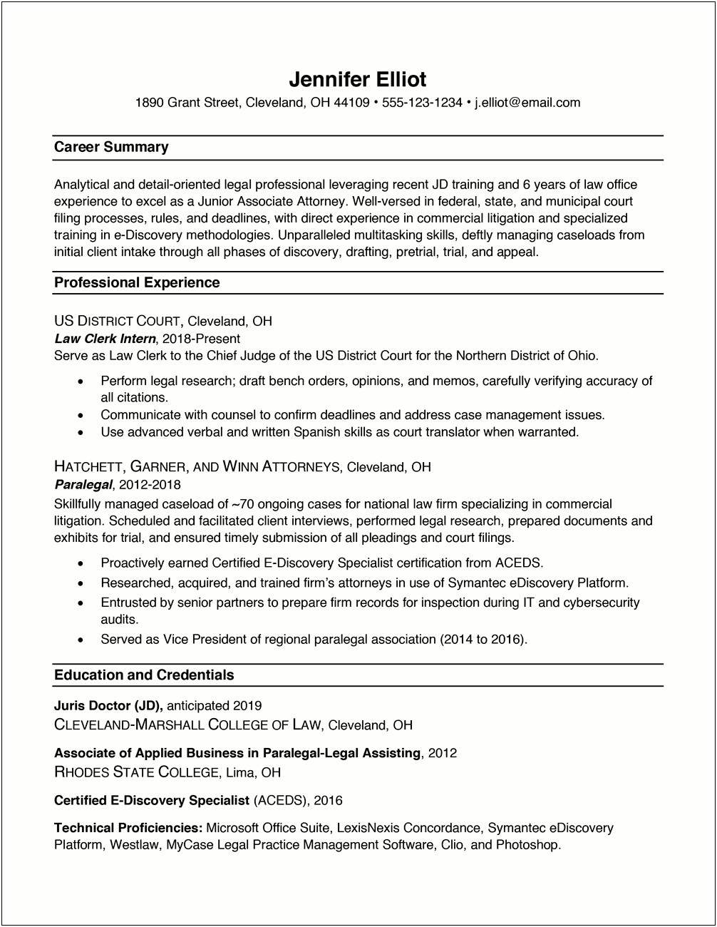 Draft Better Word Use In Resume