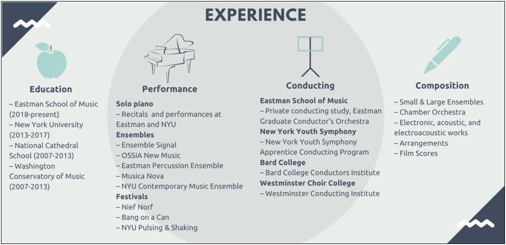 Eastman School Of Music Resume Example