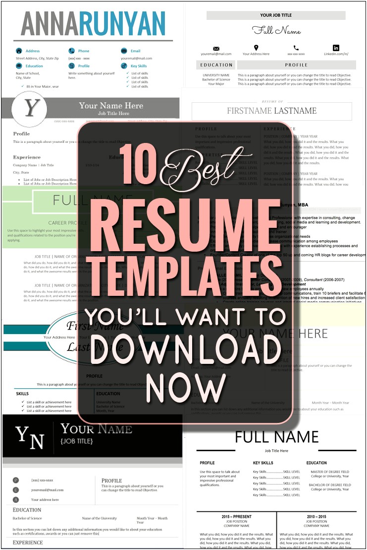 Effective Resume Format Free Download
