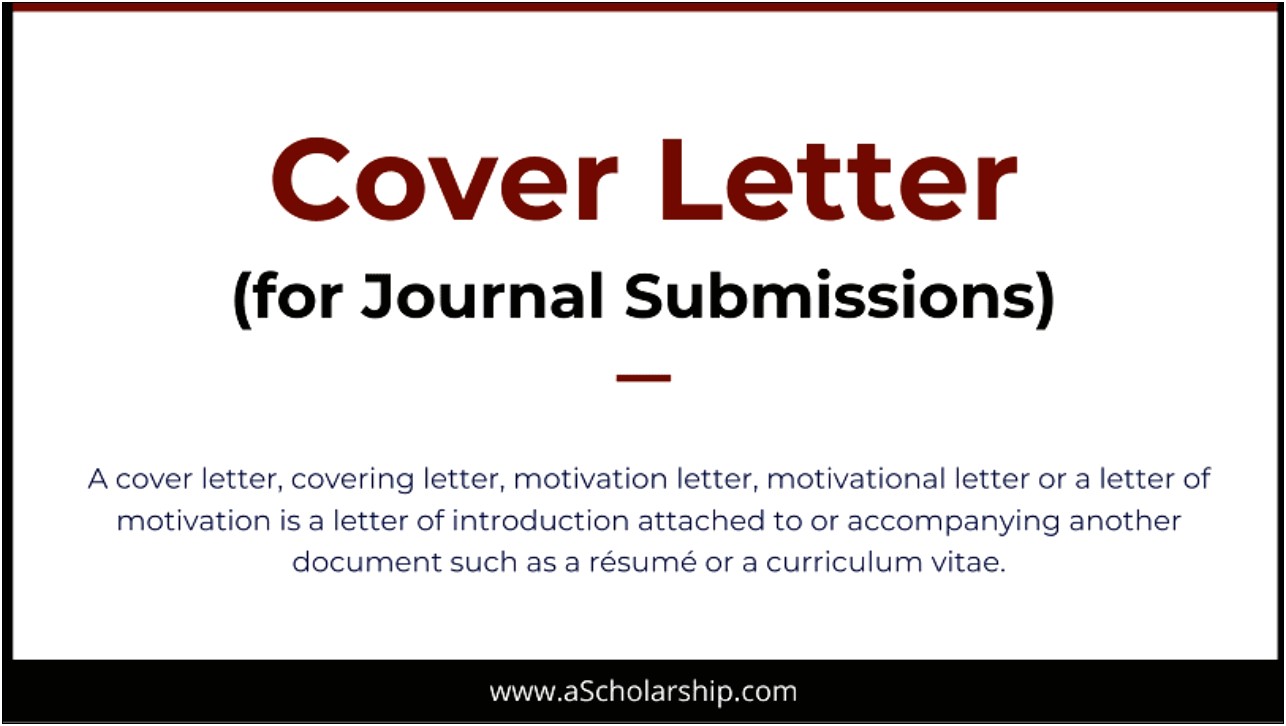 Email Cover Letter Samples For A Resume Submission