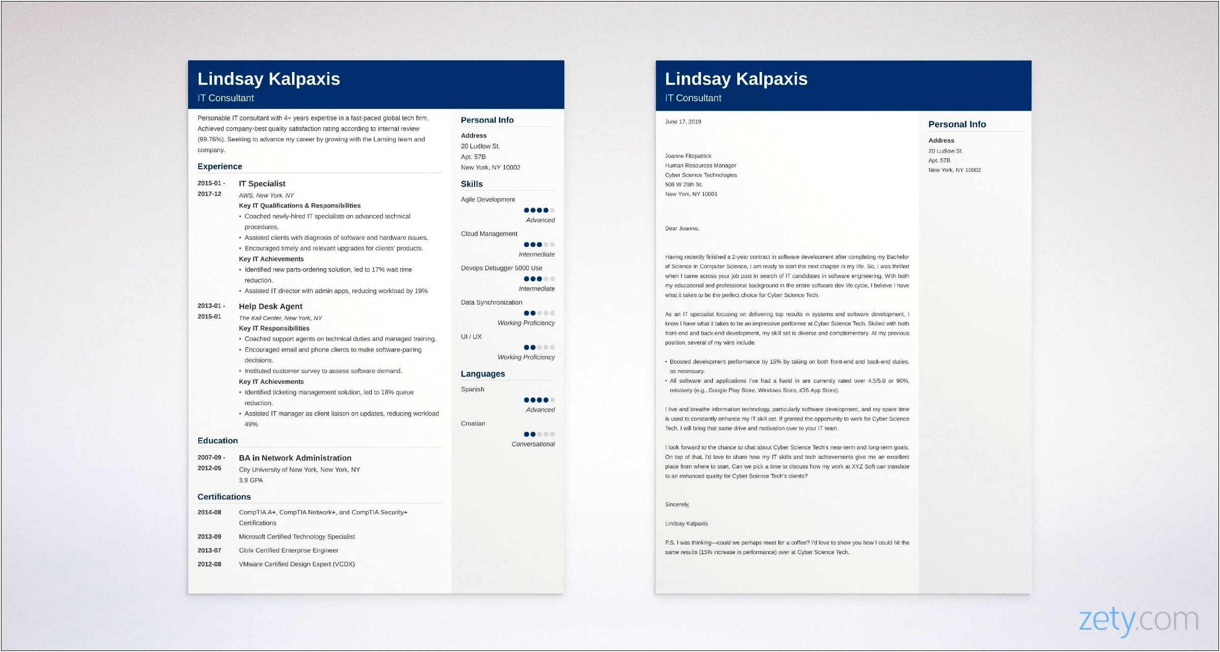 Engineering Resume Cover Letter Examples 2019