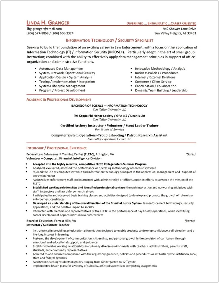 Entry Level In Logistic Resume Cover Letter