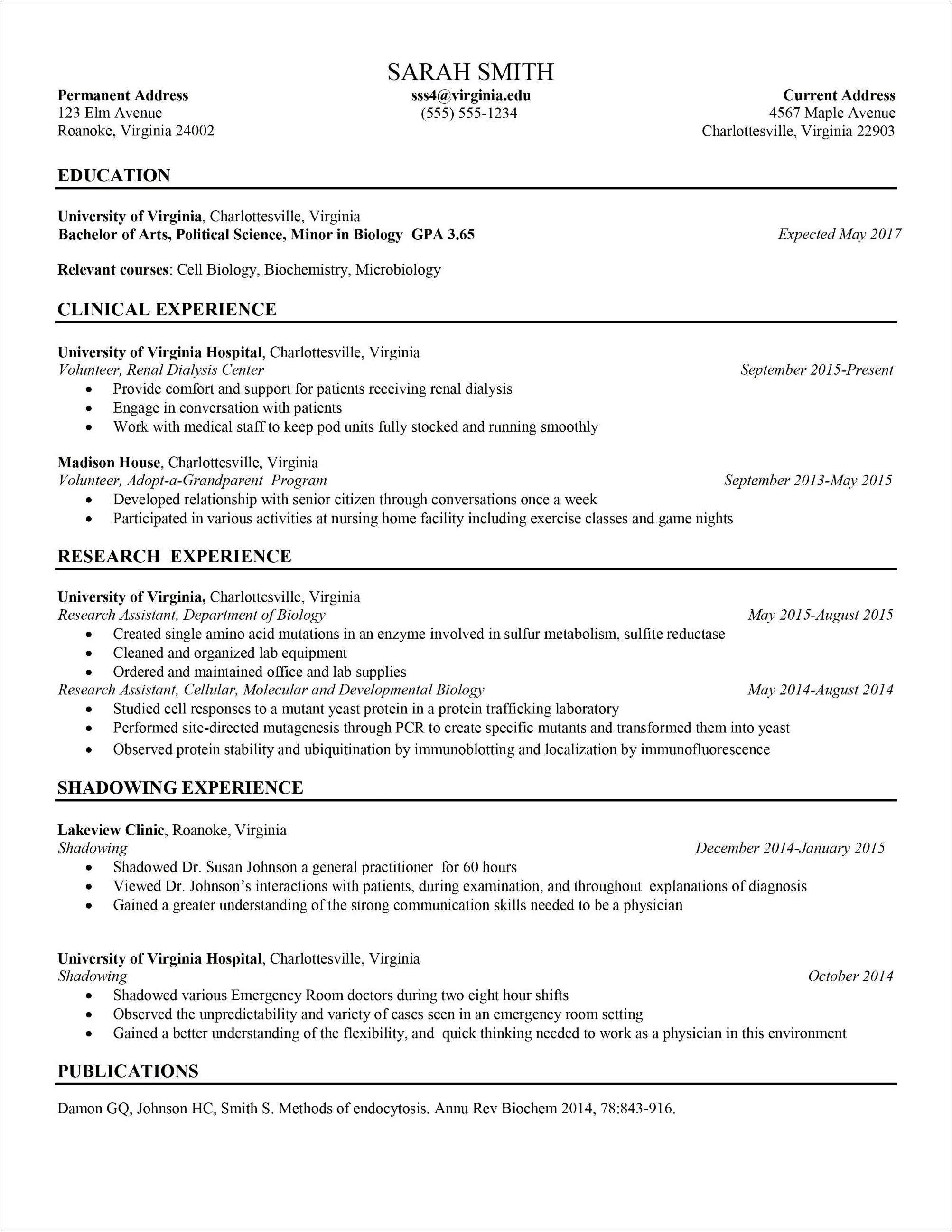 Entry Level Np Resume Objective