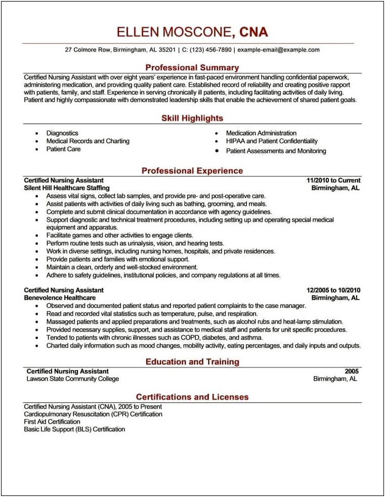 Example Of A Good Synopsis For Job Resume
