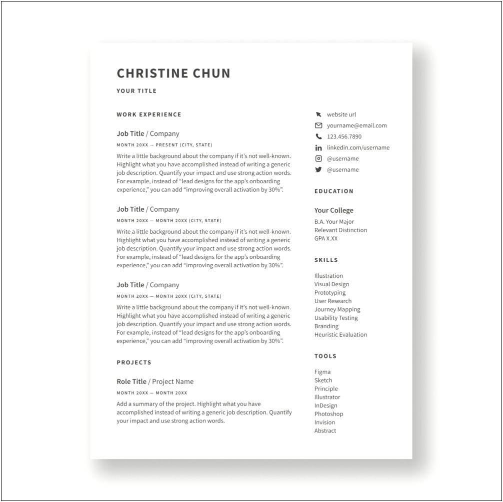 Example Of An Onboarding Resume