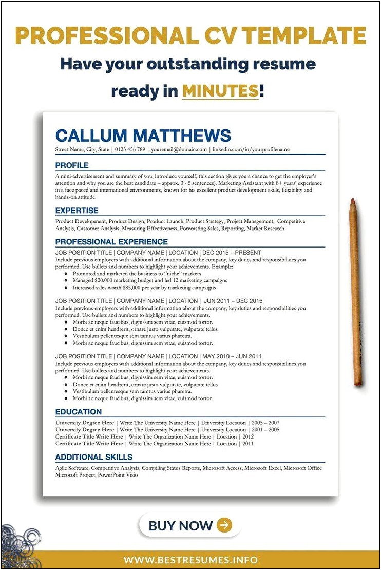 Example Of An Outdated Resume