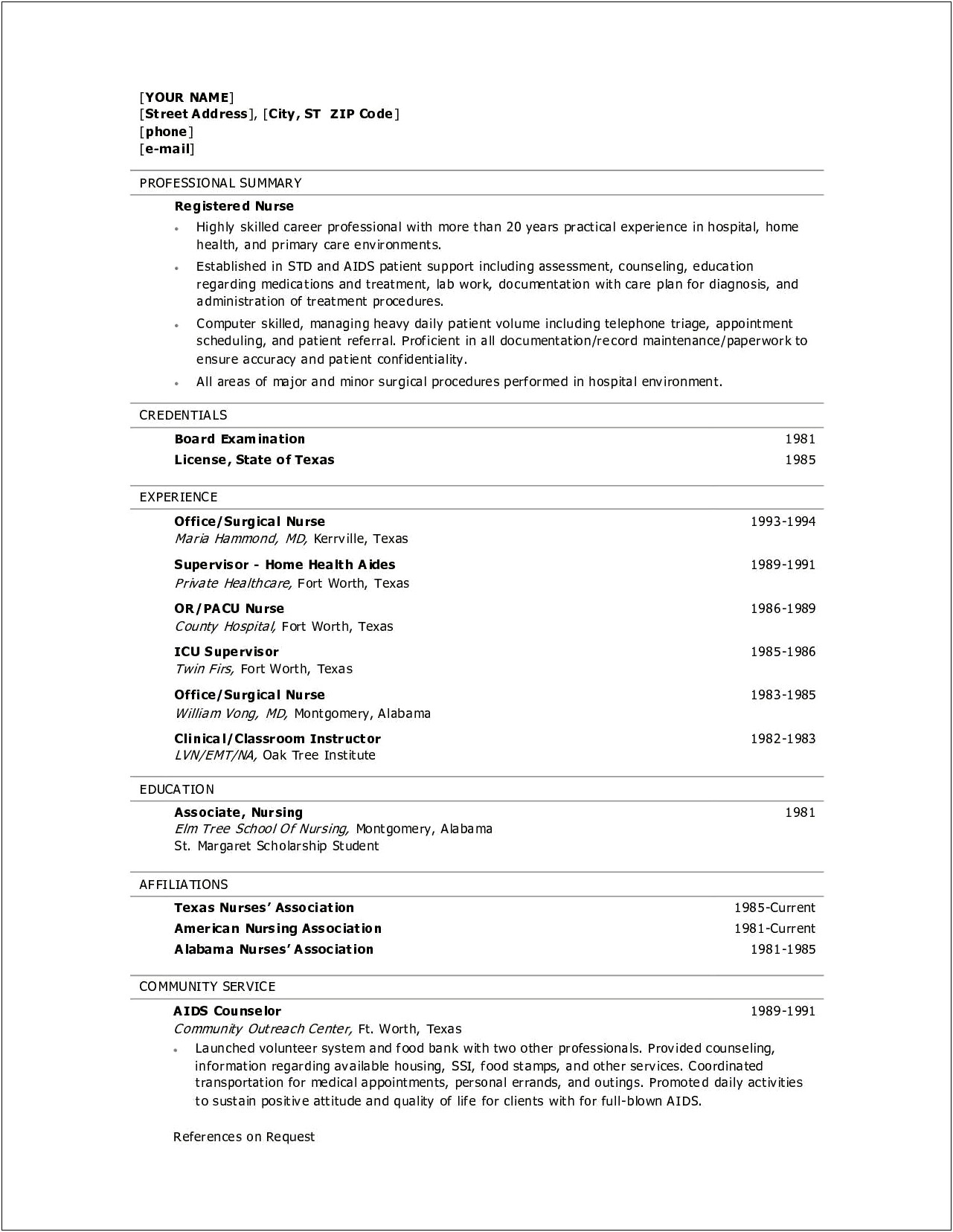 Example Of Resume For Nurses In The Philippines