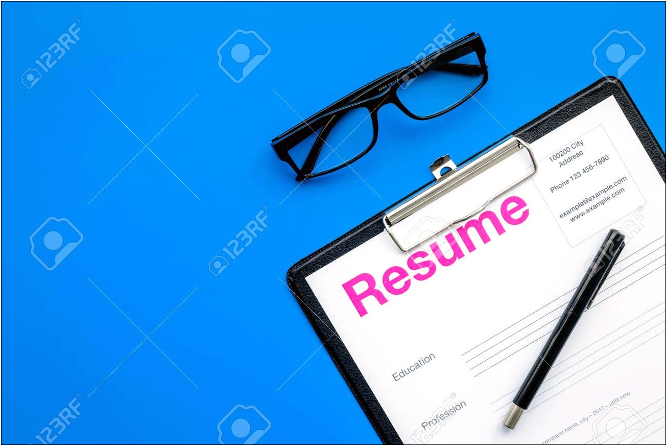 Example Of Resume In Notepad