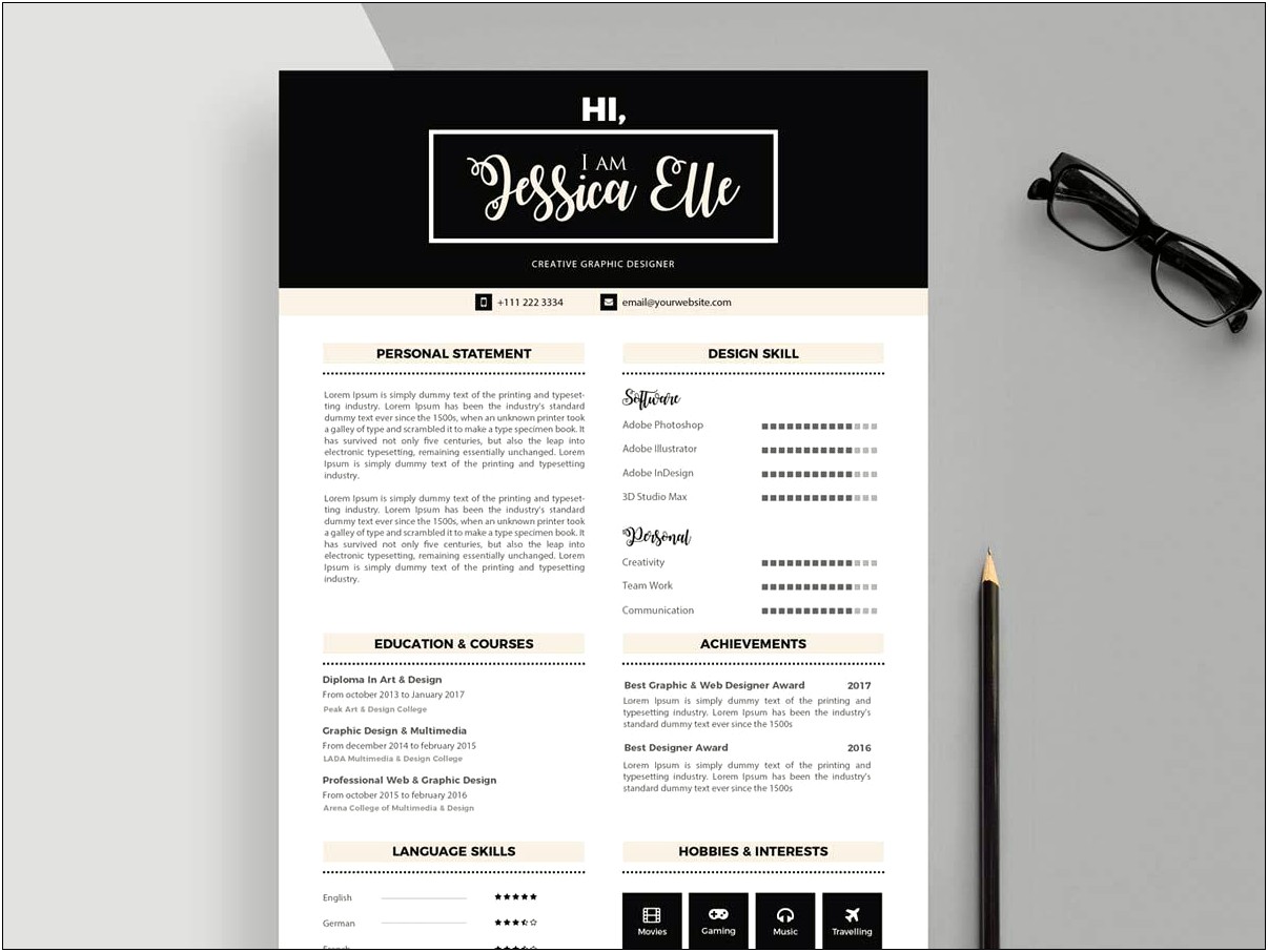 Example Of Resume Layout Catchy