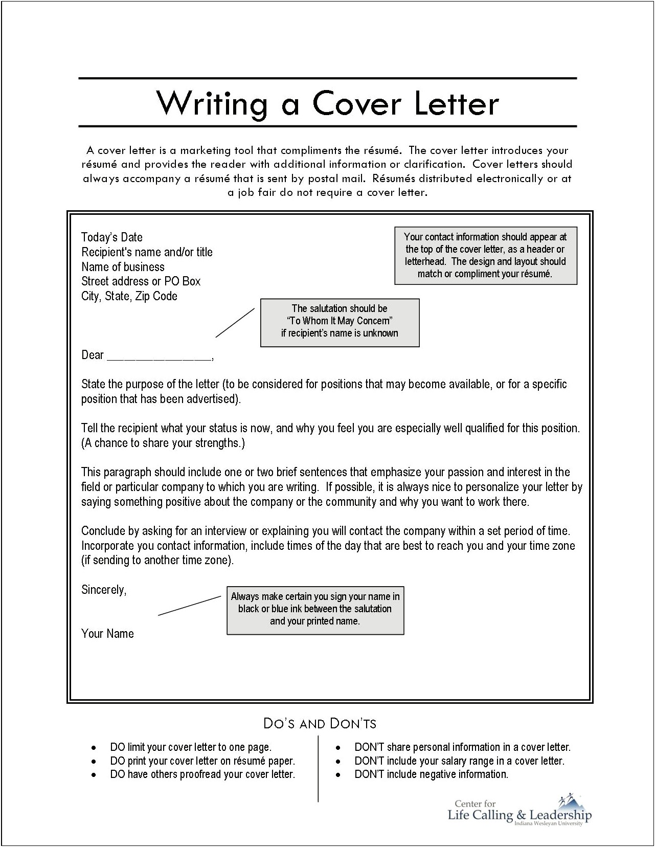 Example Of Sending Resume And Cover Letter Email