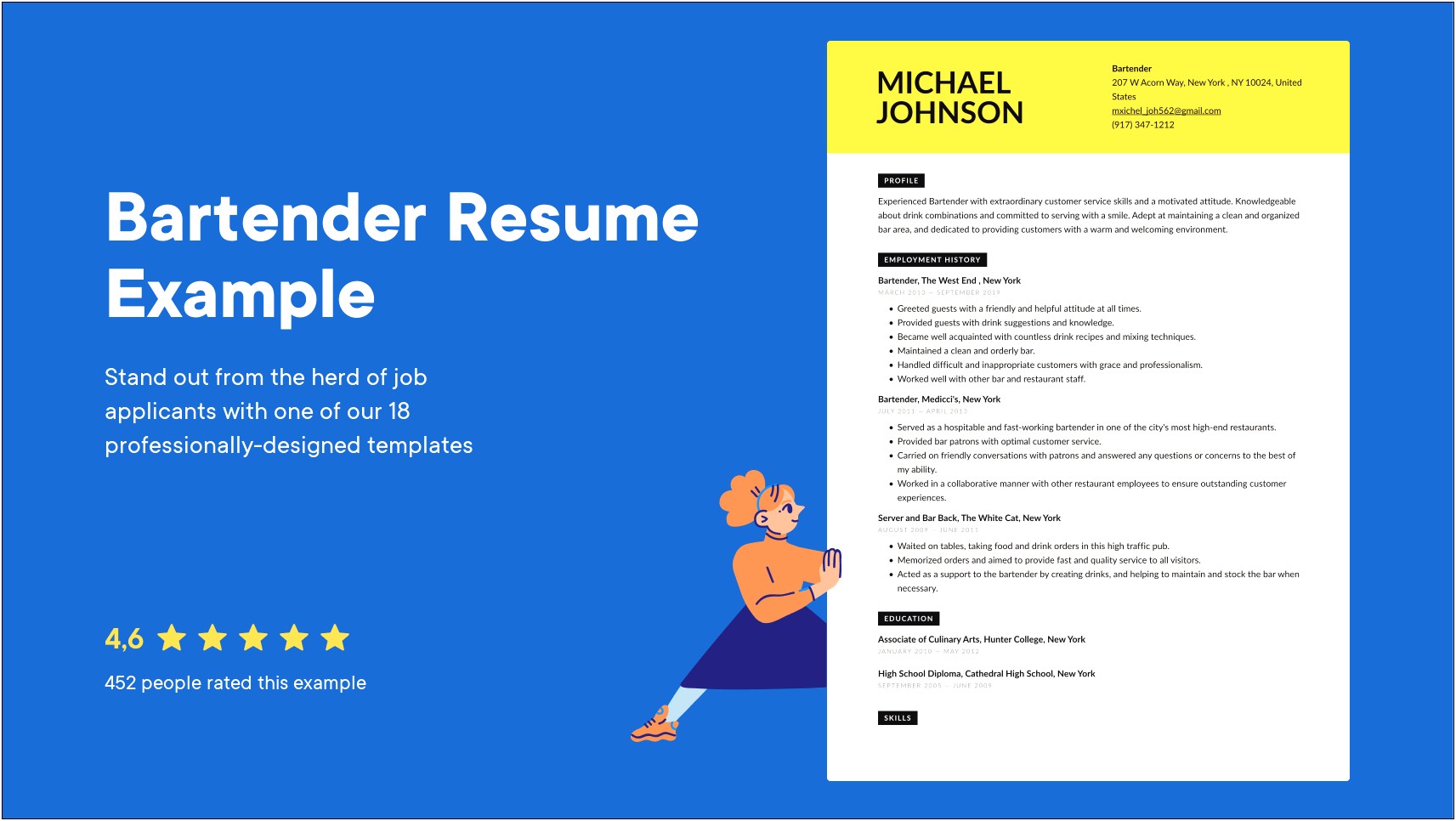 Example Of The Bar Approach In Writing Resume