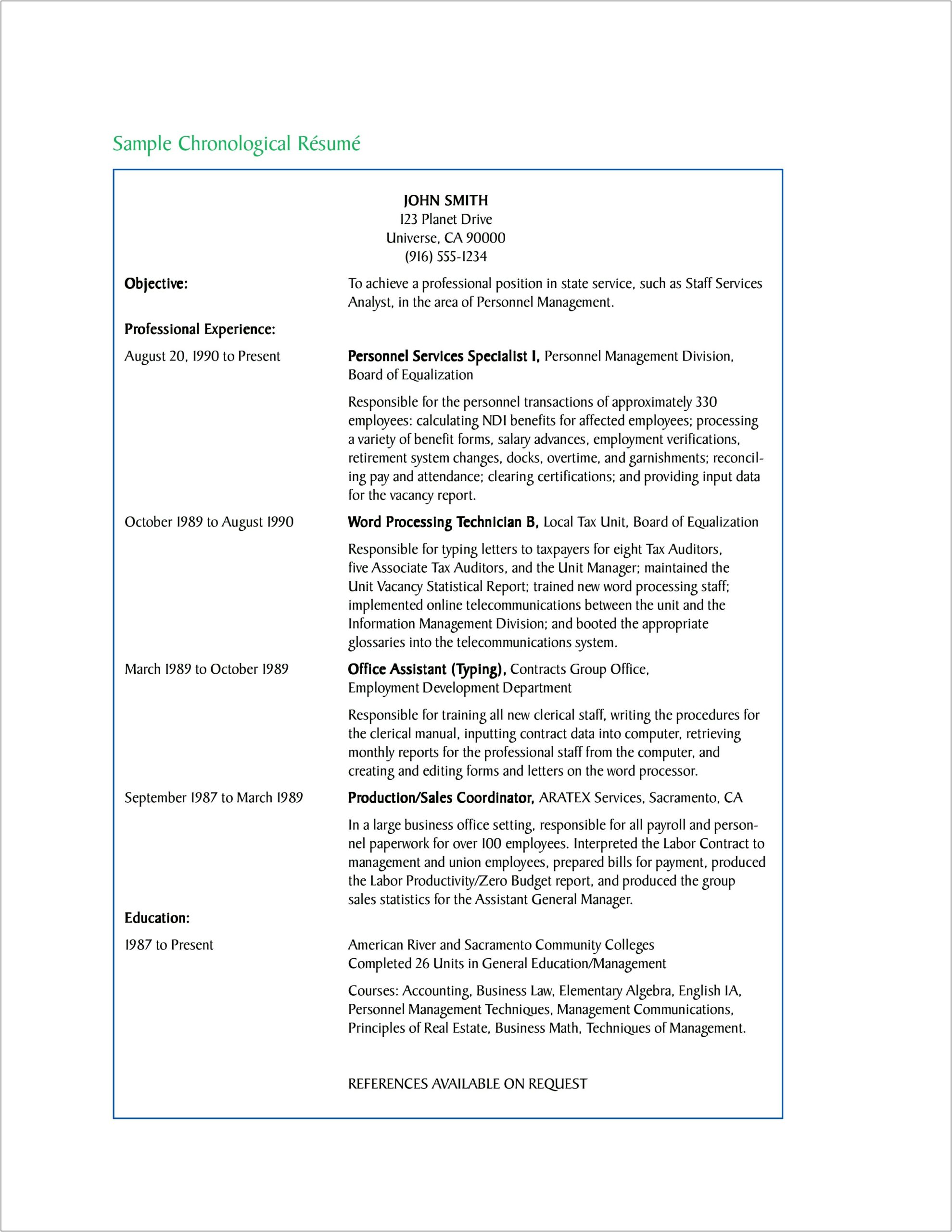 Example Resume Law Firm Administrative Assistant