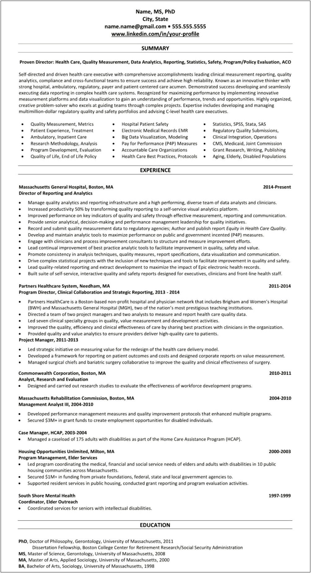 Example Rn Resume Utilization Review