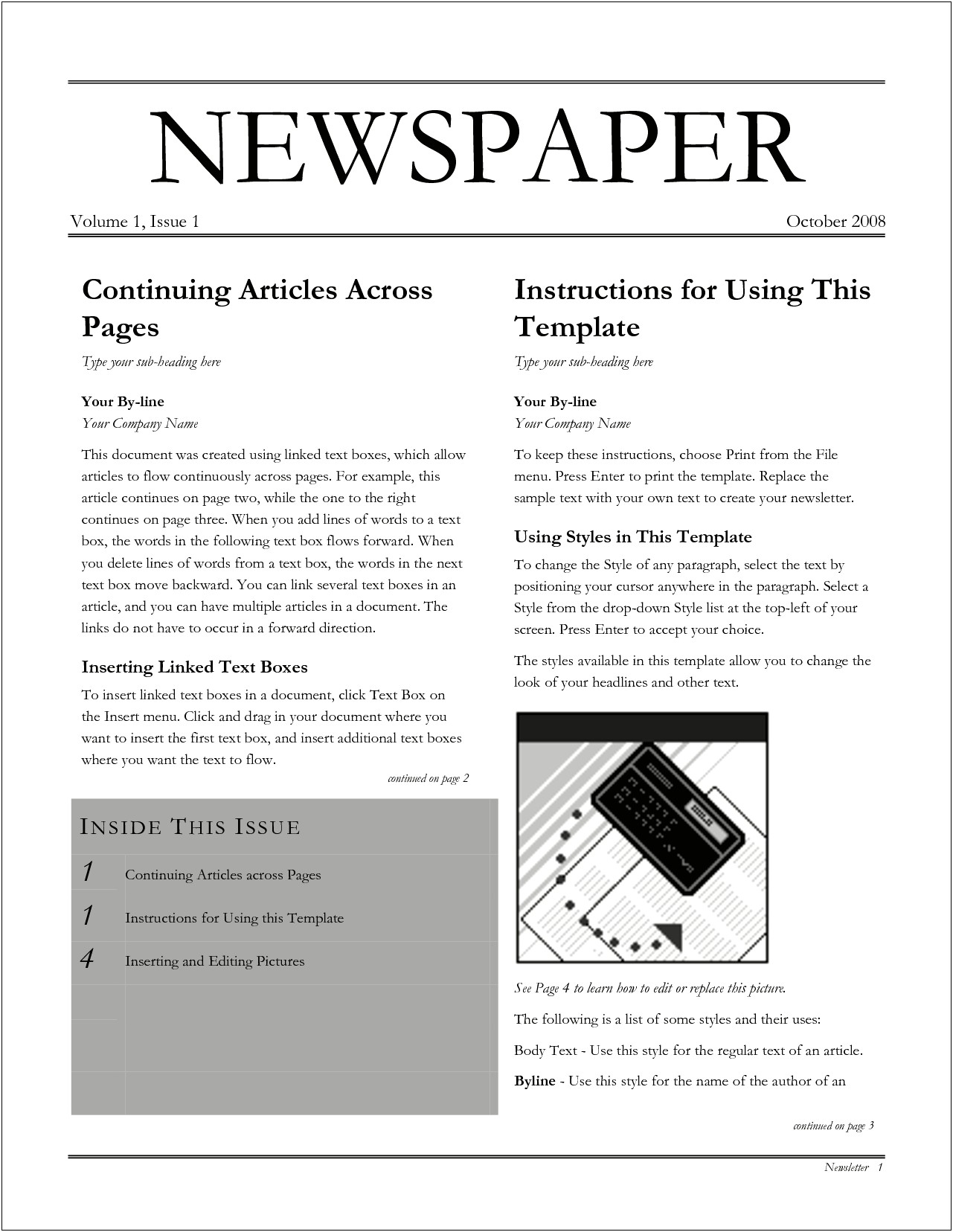 Example To Resume A Newspaper Article