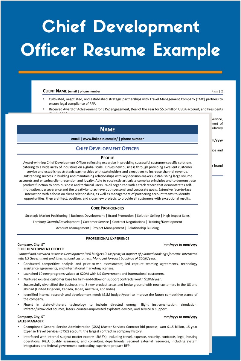 Examples Of 6 Page Civil Service Resume