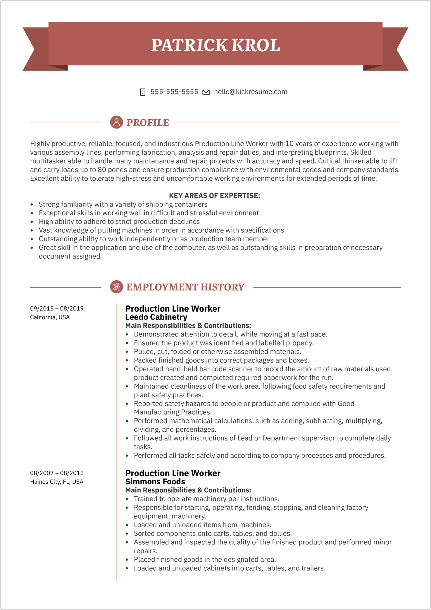 Examples Of Adding Minor In Resume