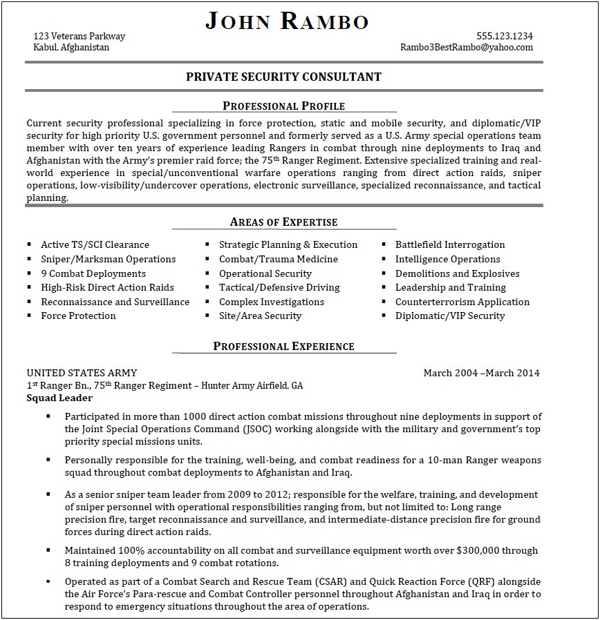 Examples Of Bad Resume Formatting