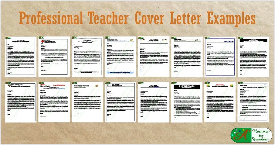Examples Of Cover Letters For Teachers Resumes