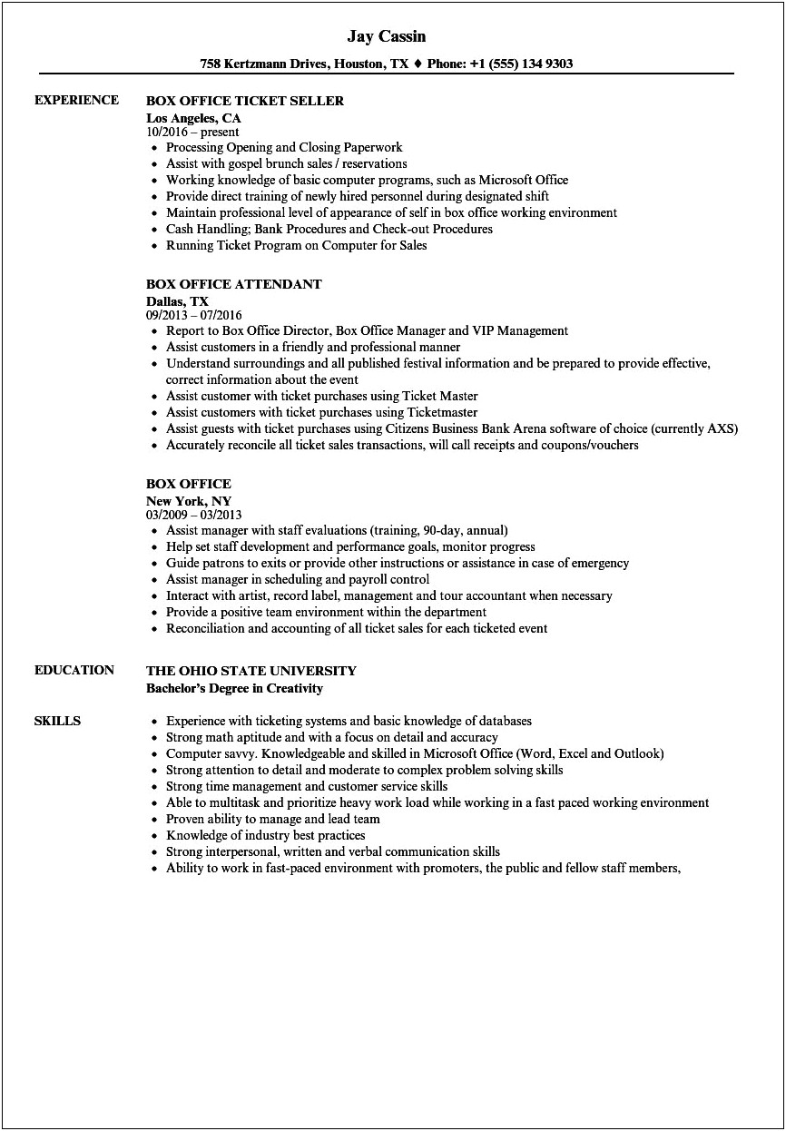 Examples Of Gate Agent Resumes