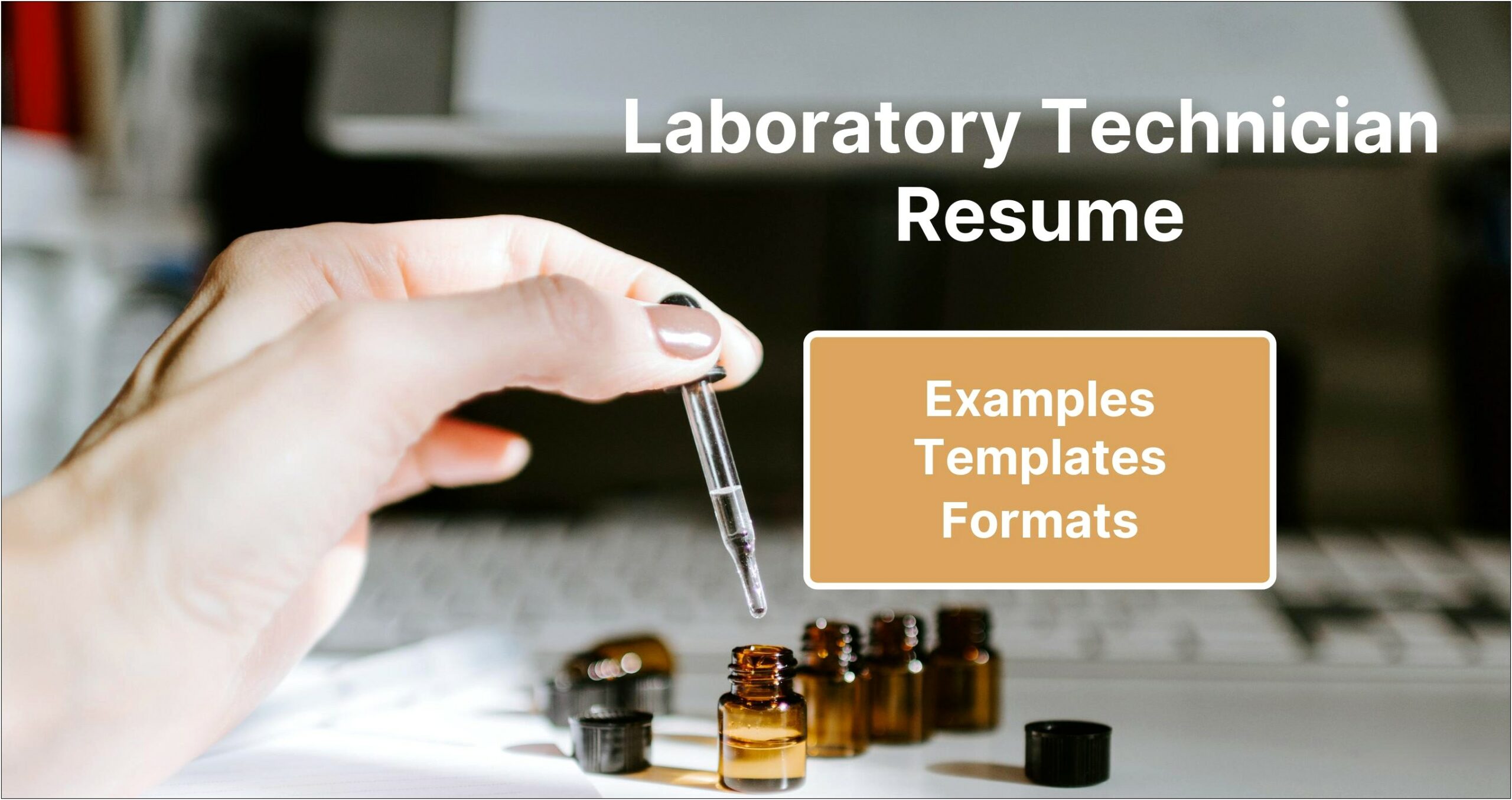 Examples Of Lab Technician Resumes