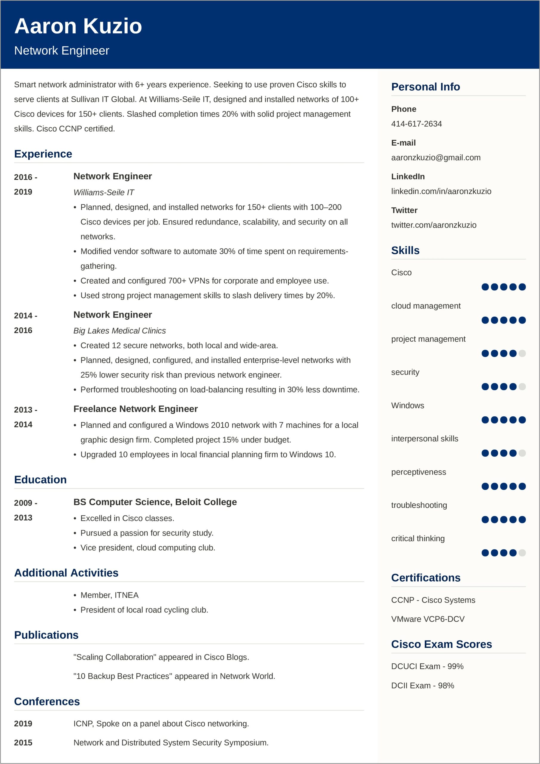 Examples Of Listing Accomplishments On A Resume