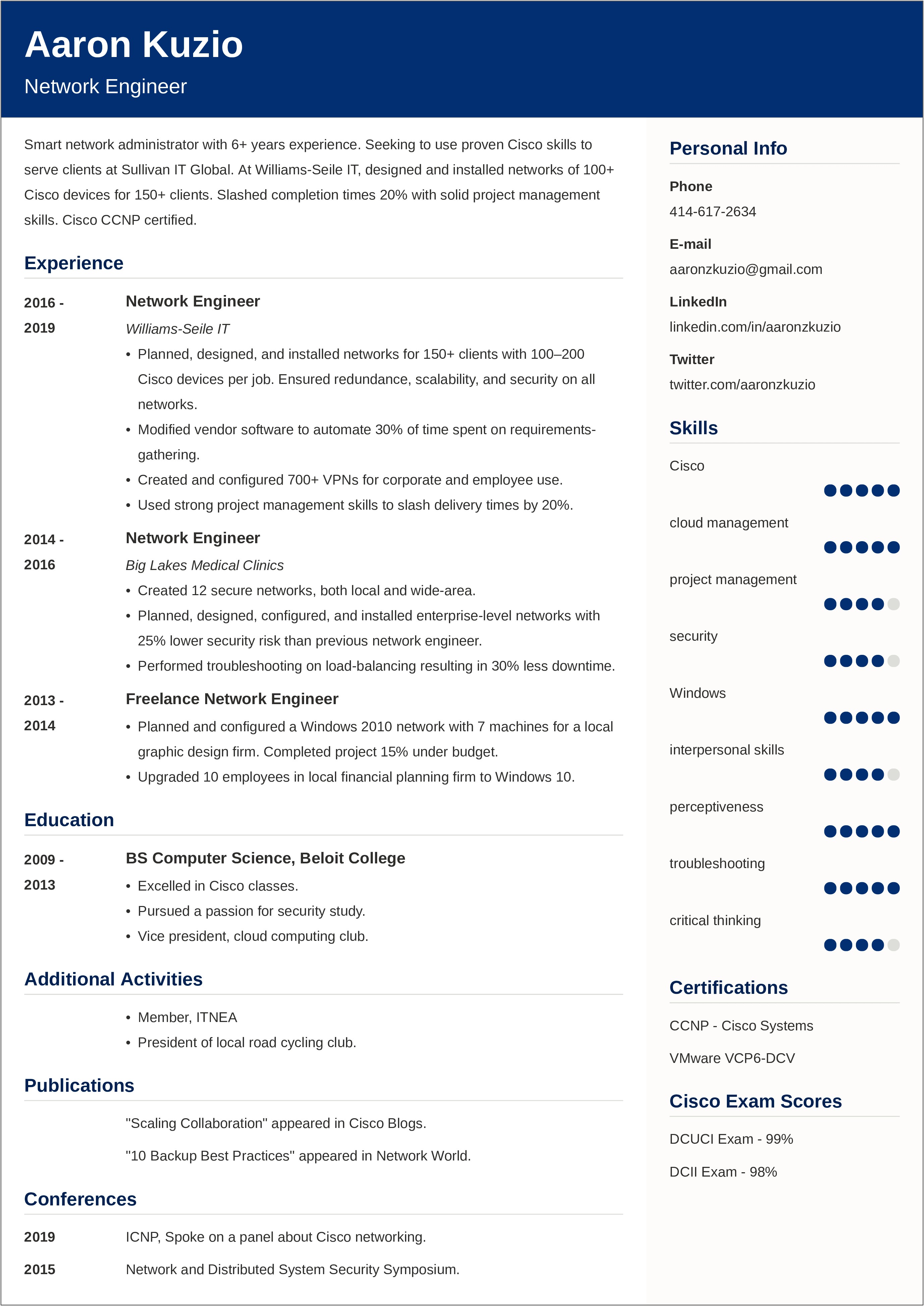 Examples Of Listing Accomplishments On A Resume