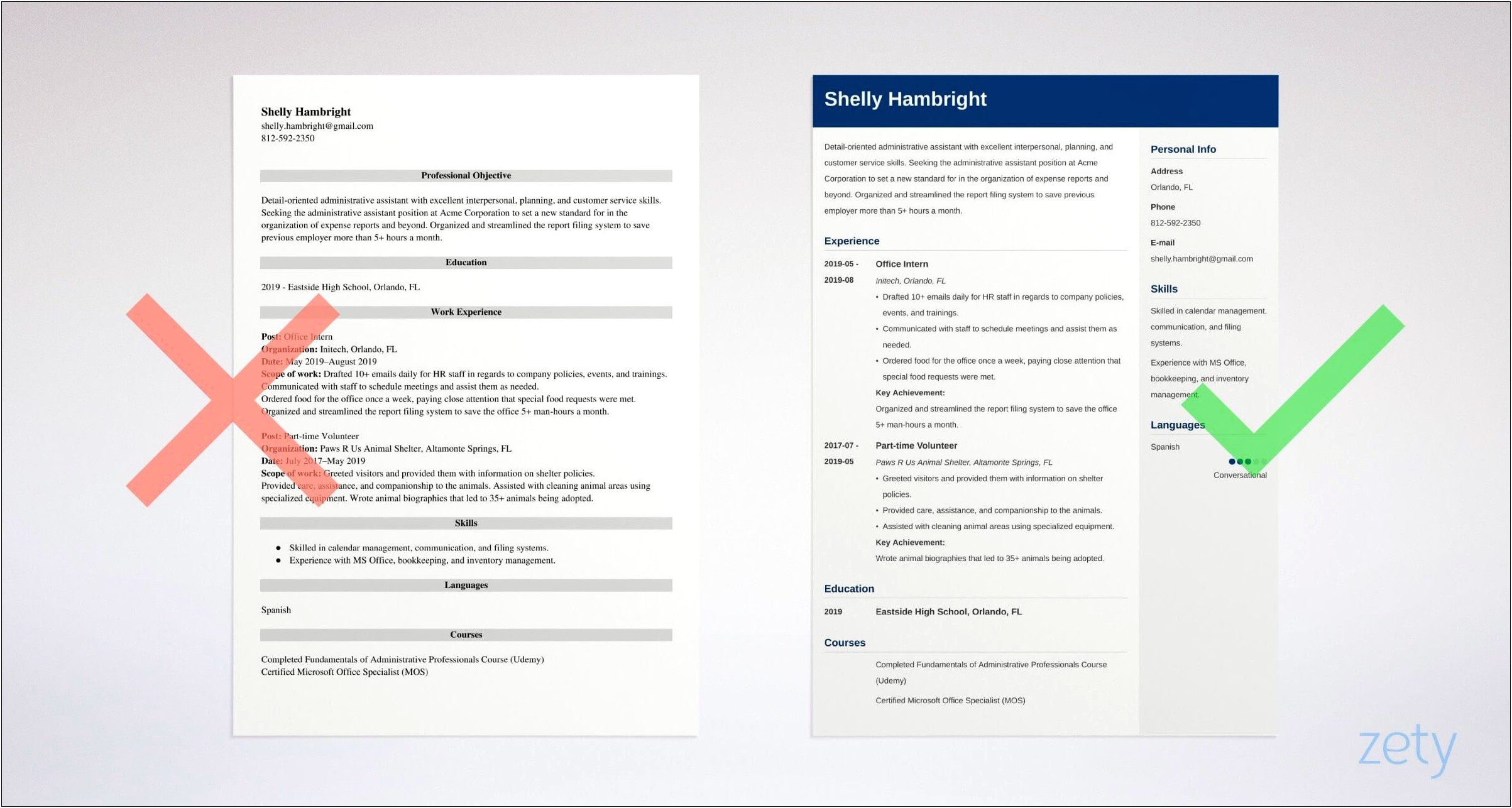 Examples Of Objectives On Resumes For Office Assistant