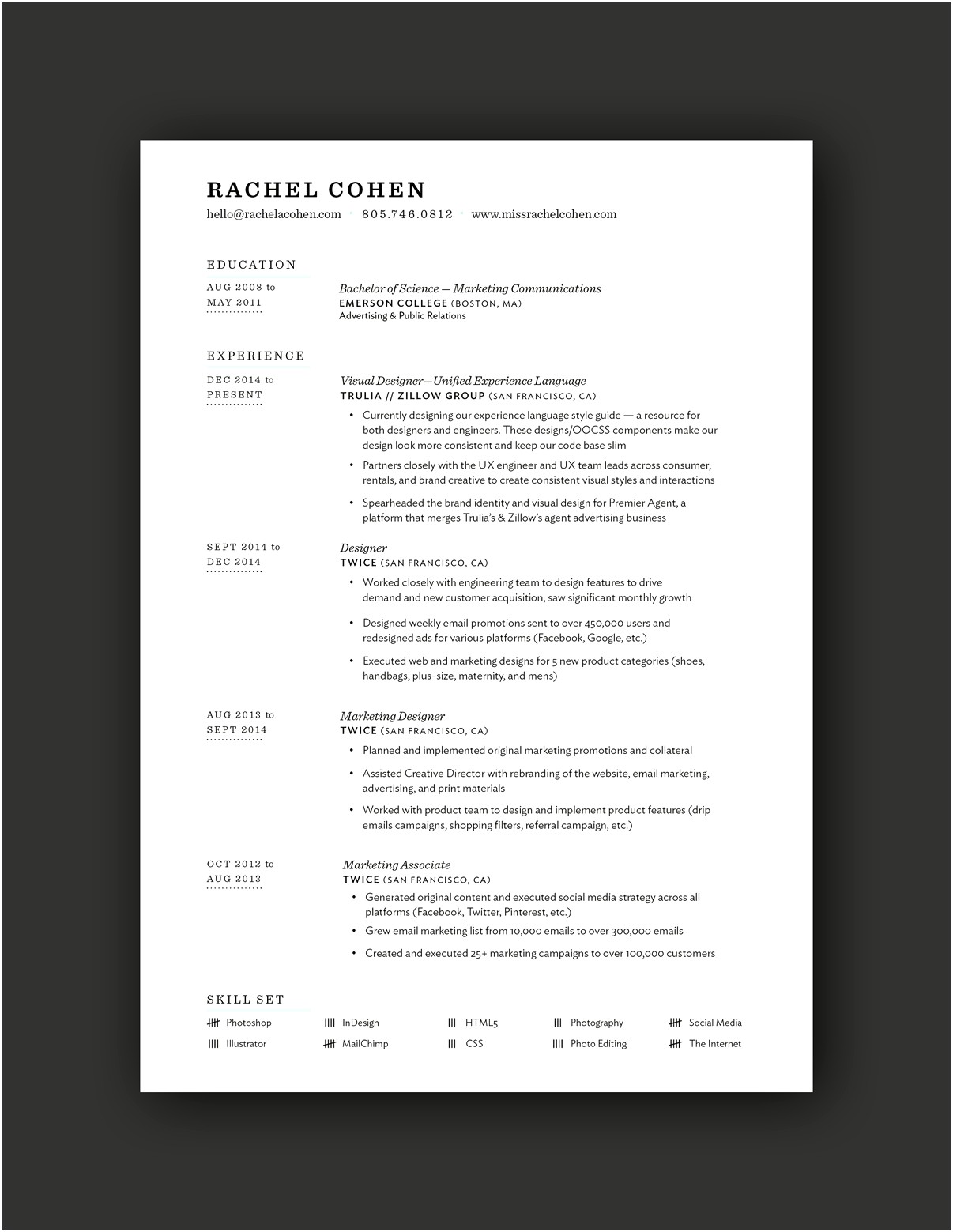 Examples Of Process Engineer Personal Resume Website