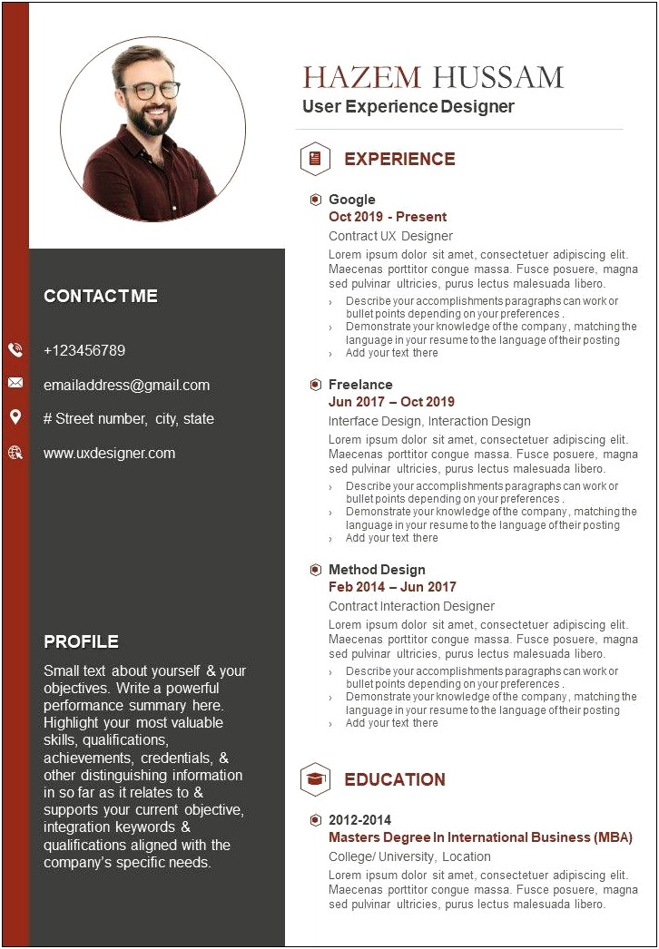Examples Of Qualities For Resume