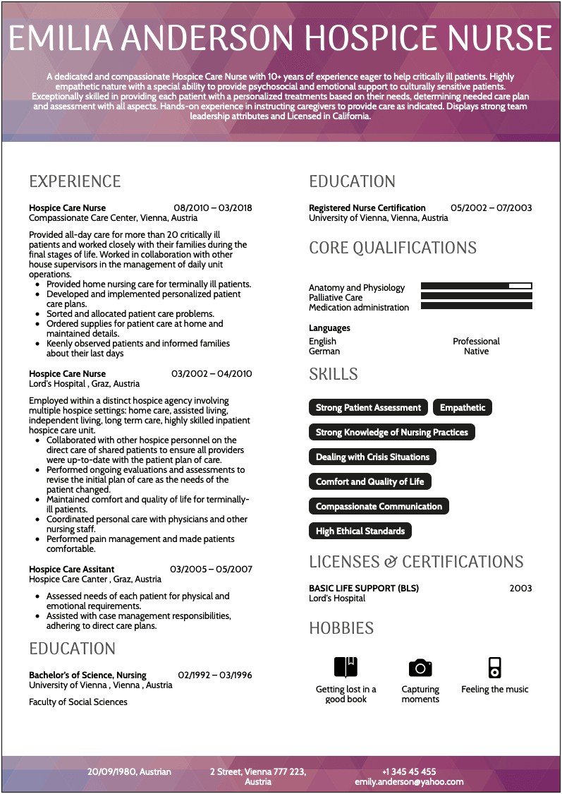 Examples Of Resumes For Provant Health