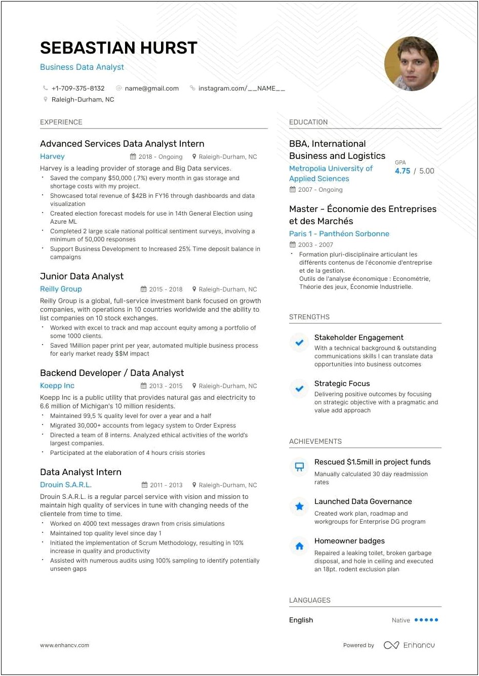Examples Of Resumes With Big Gaps