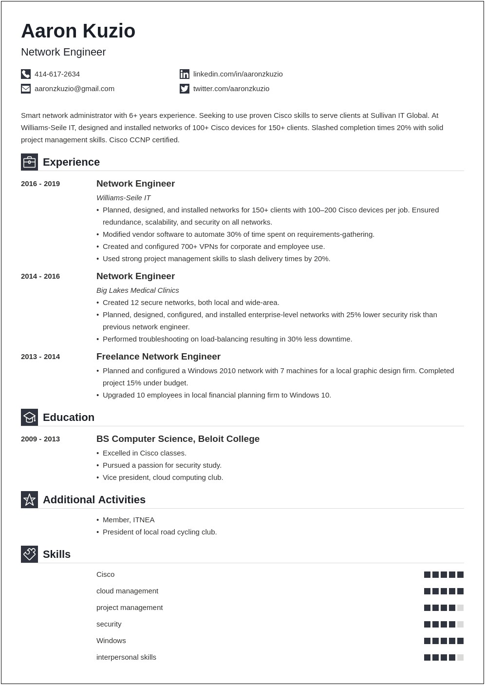 Examples Of Resumes With Certifications