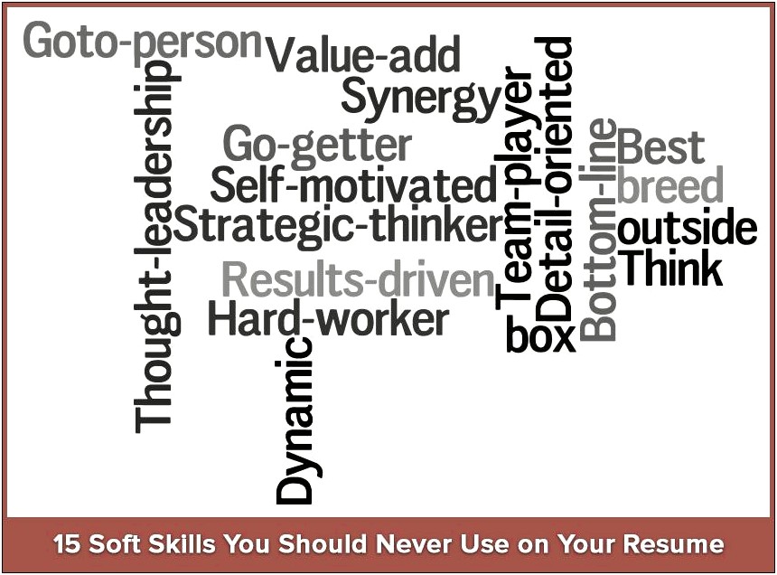 Examples Of Soft Skills For Resumes