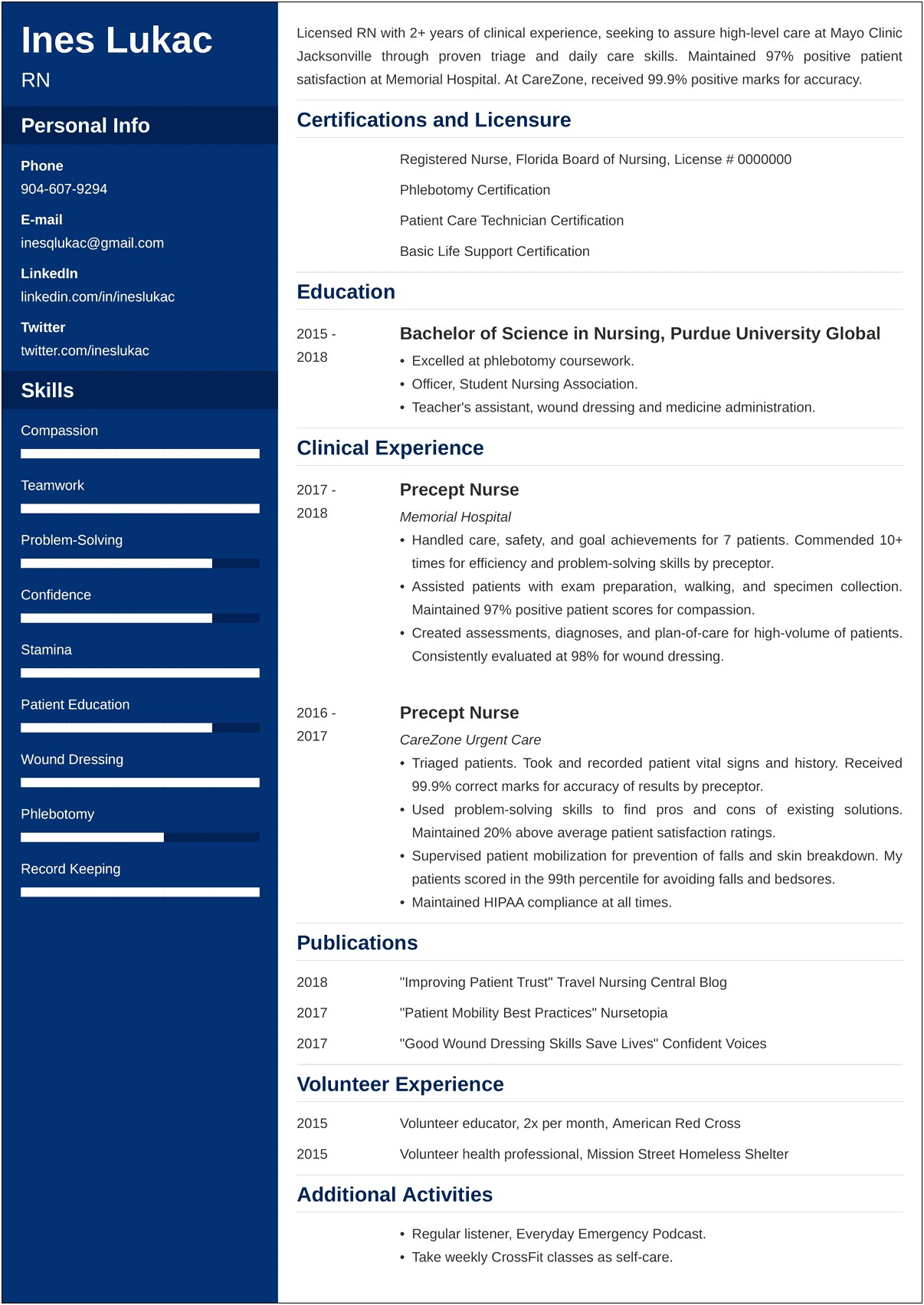 Examples Of Student Resume Summary