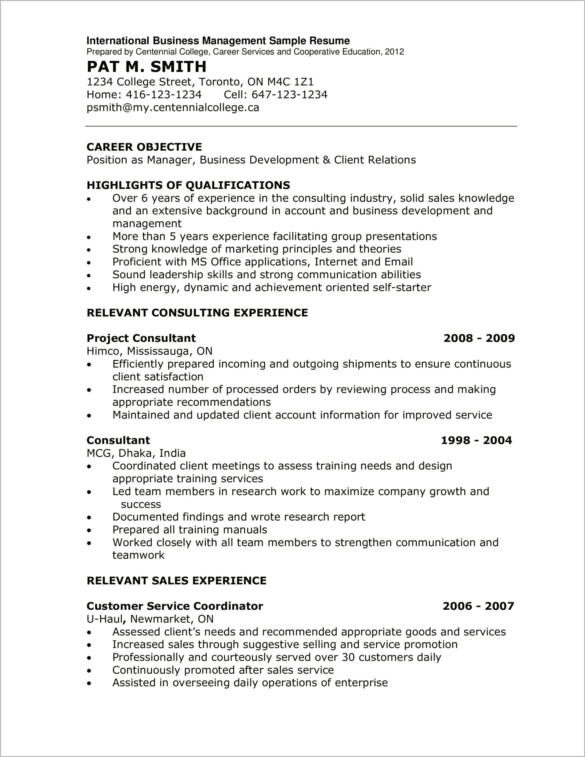 Examples Of The Achievement Style Resume