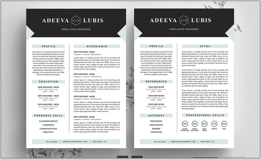 Examples Of Well Formatted Resumes