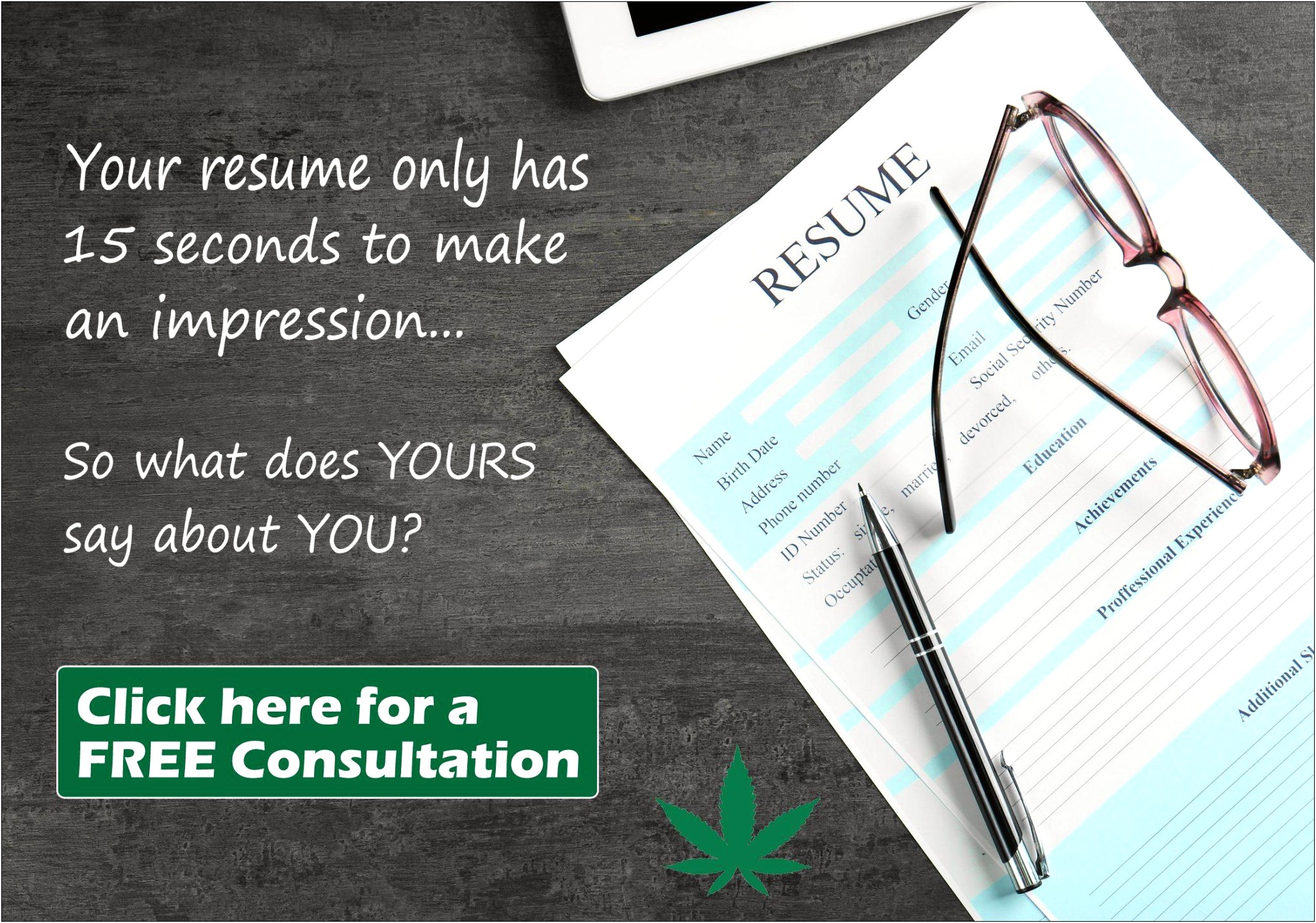 Excellent Resume For Cannabis Job