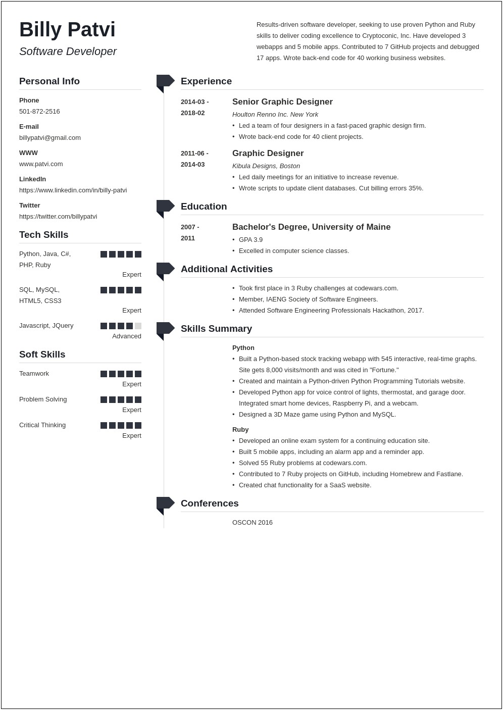 Executive Summary Example Resume For Career Changer