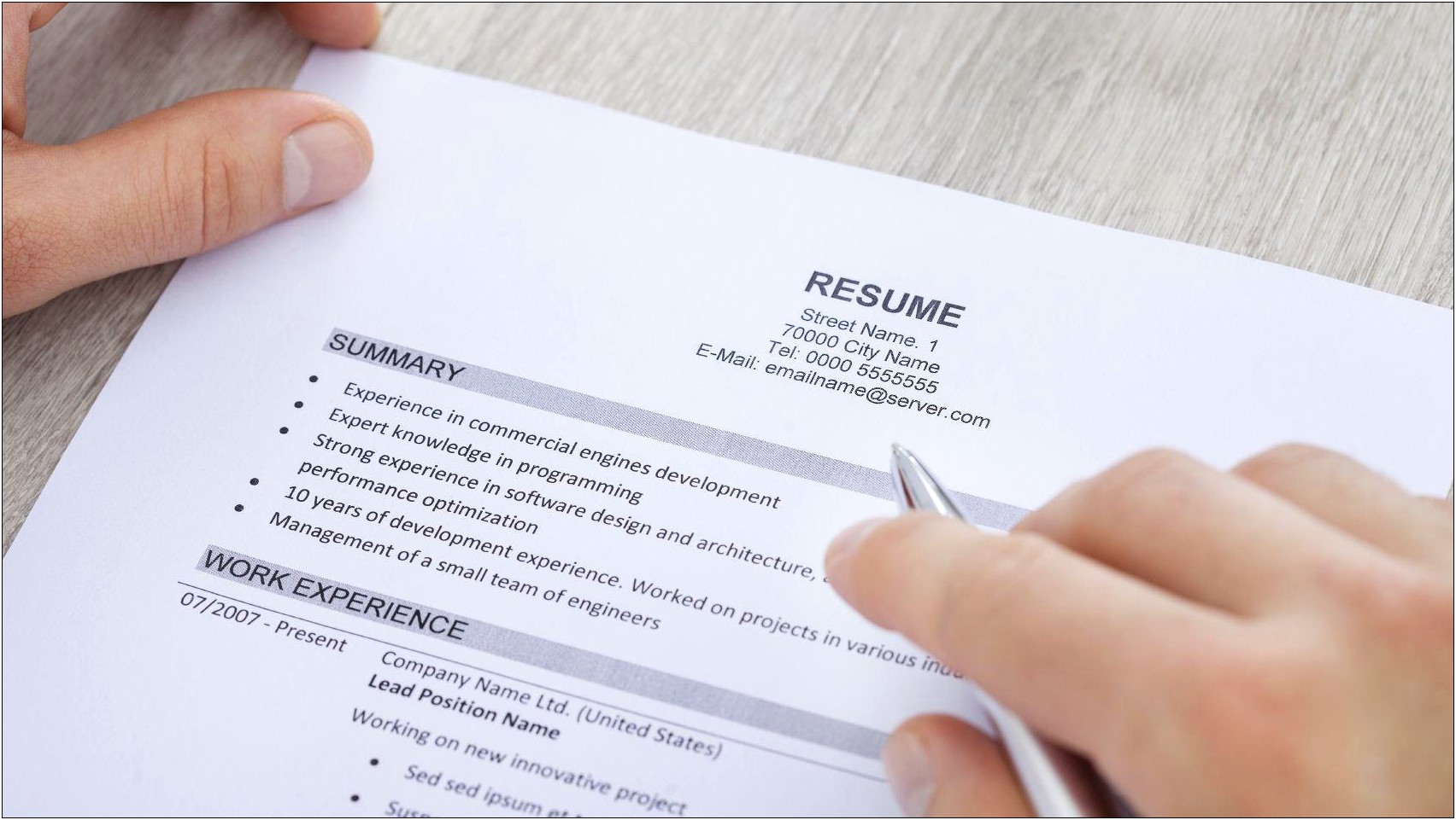 Executive Summary Or Career Objective On A Resume