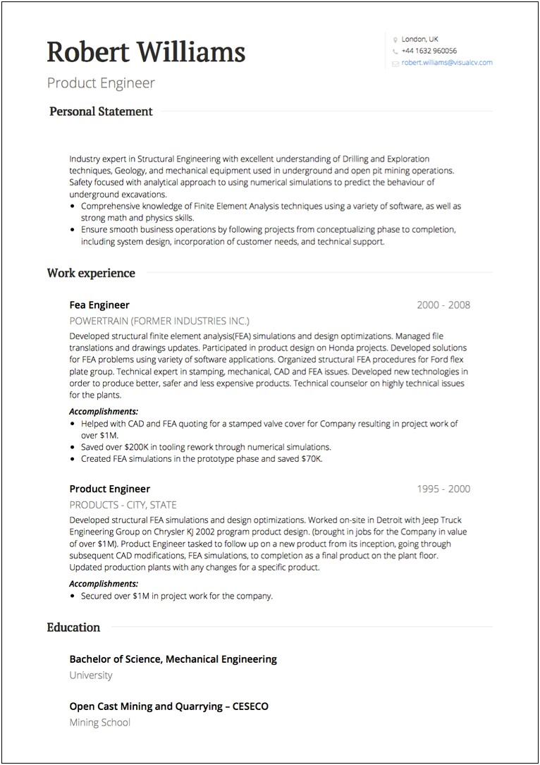 Expected Salary In Resume Sample