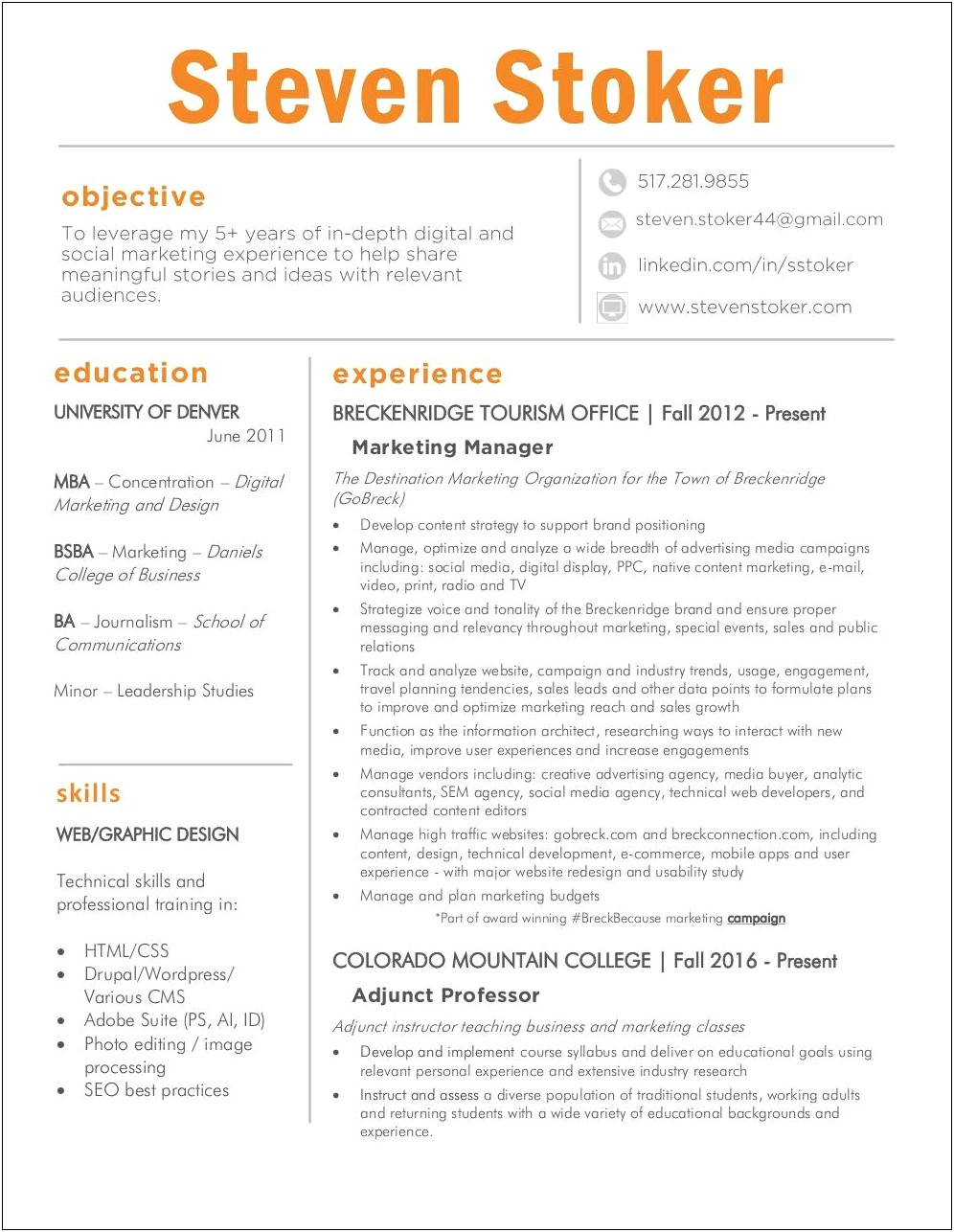 Experience Working With Diverse Populations On Resume
