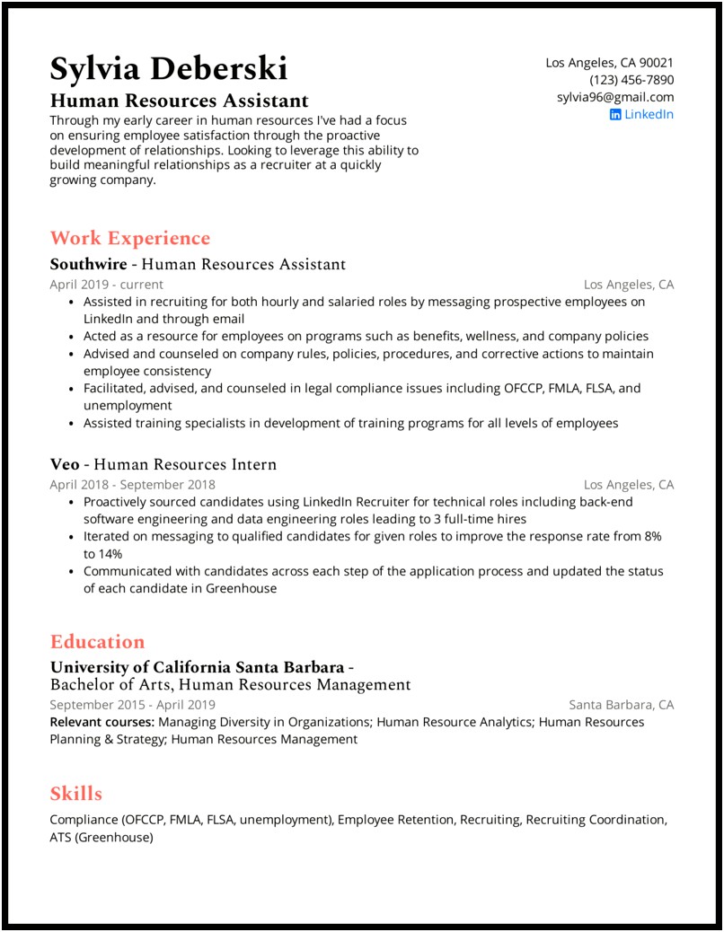 Eye Catching Objective For Resume